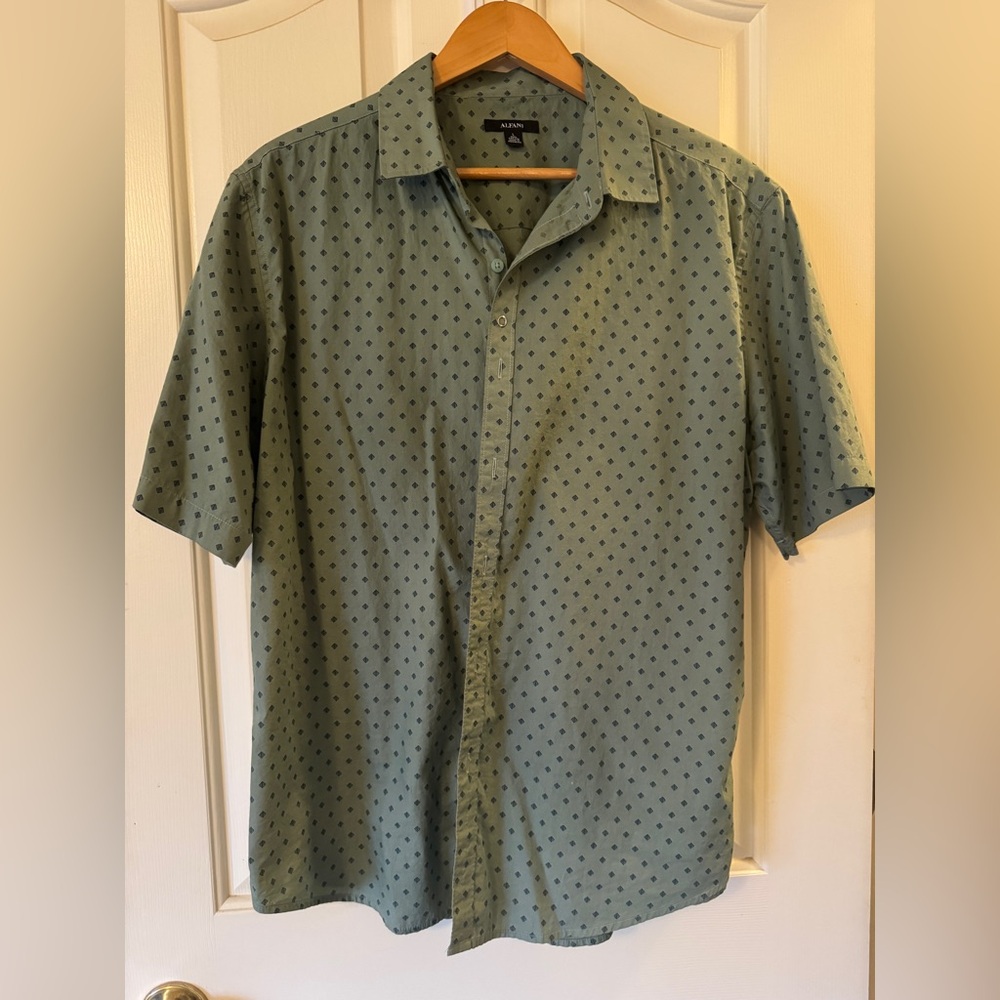 Alfani Button Down Short Sleeve “Hawaiian” Shirt